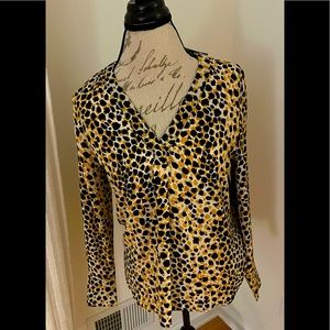 Ann Taylor Print Blouse